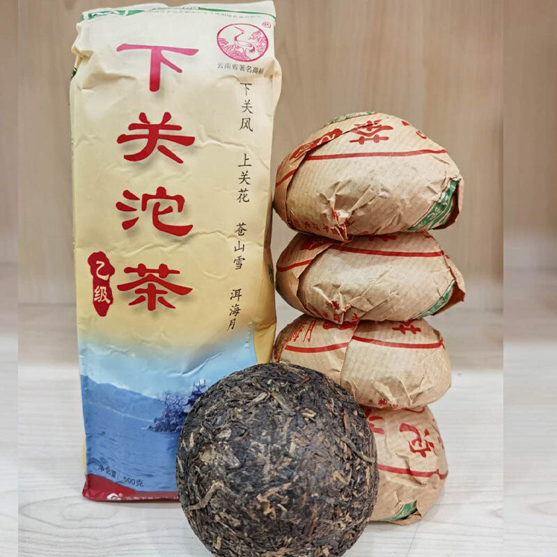 2009 Chinese Xiaguan Yi Ji Tuocha Old Puer Tea Tuo Cha Pu'er Raw Puerh Shen 500g