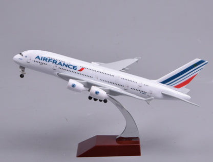20CM AIR FRANCE AIRBUS A380 Passenger Aircraft Plane Diecast Airplane Model