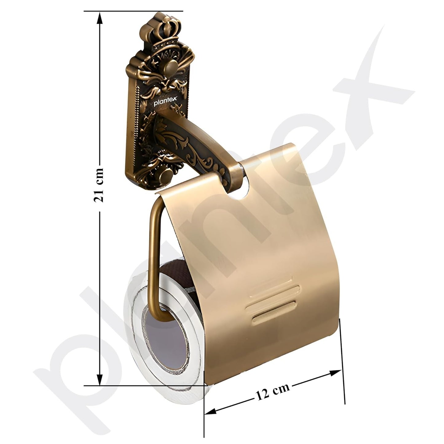 Antique Aluminum Toilet Tissue Paper Roll Holder Bathroom Accessories