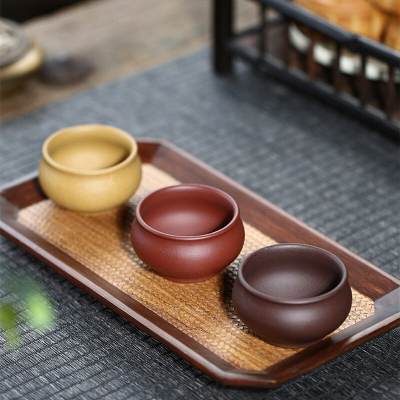 Handmade Tea Cup Yixing Zisha Purple Grit Master Cup Kungfu Tea Cup Chinese Cups