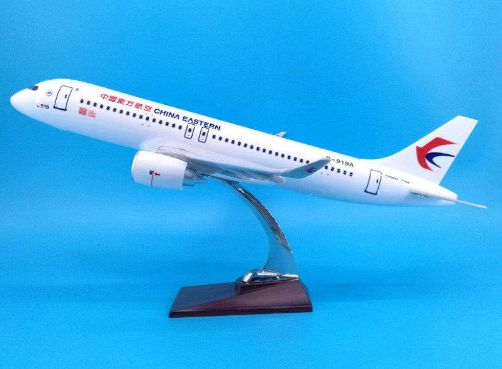 47CM CHINA EASTERN COMAC C919 B-919A Passenger Airplane Resin Aircraft Model