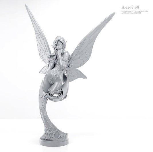 1/8 Resin Figures model Sad and Beautiful Elf Girl (Large Set) Unassembled