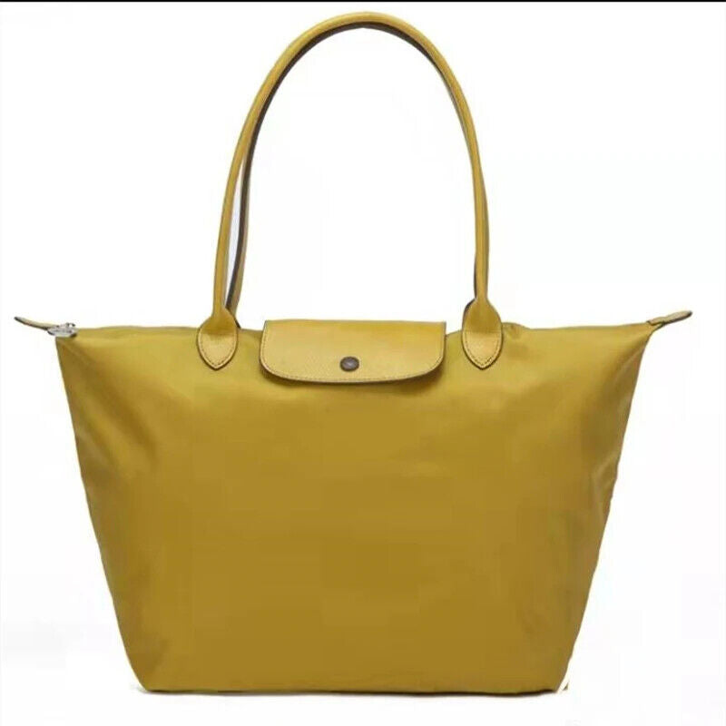 New Fashion High Capacity Embroidered Nylon Shoulder Bag Shopping Bag