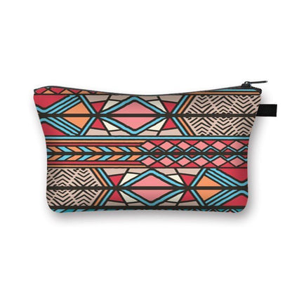Bohemian Print Cosmetic Bag Fashion Travel Lipstick Toiletry Bag Shopping Purse