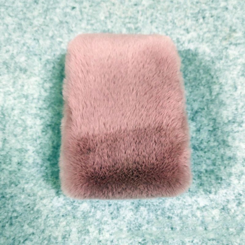 Women Scarves Solid Color Winter Warm Thicken Wraps Shawl 100x13cm Imitation Fur