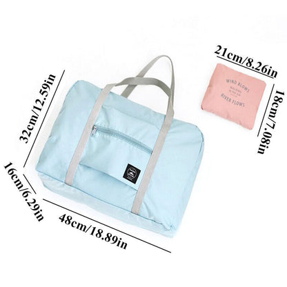 Nylon Foldable Travel Bags Unisex Large Capacity Bag Luggage WaterProof Handbags
