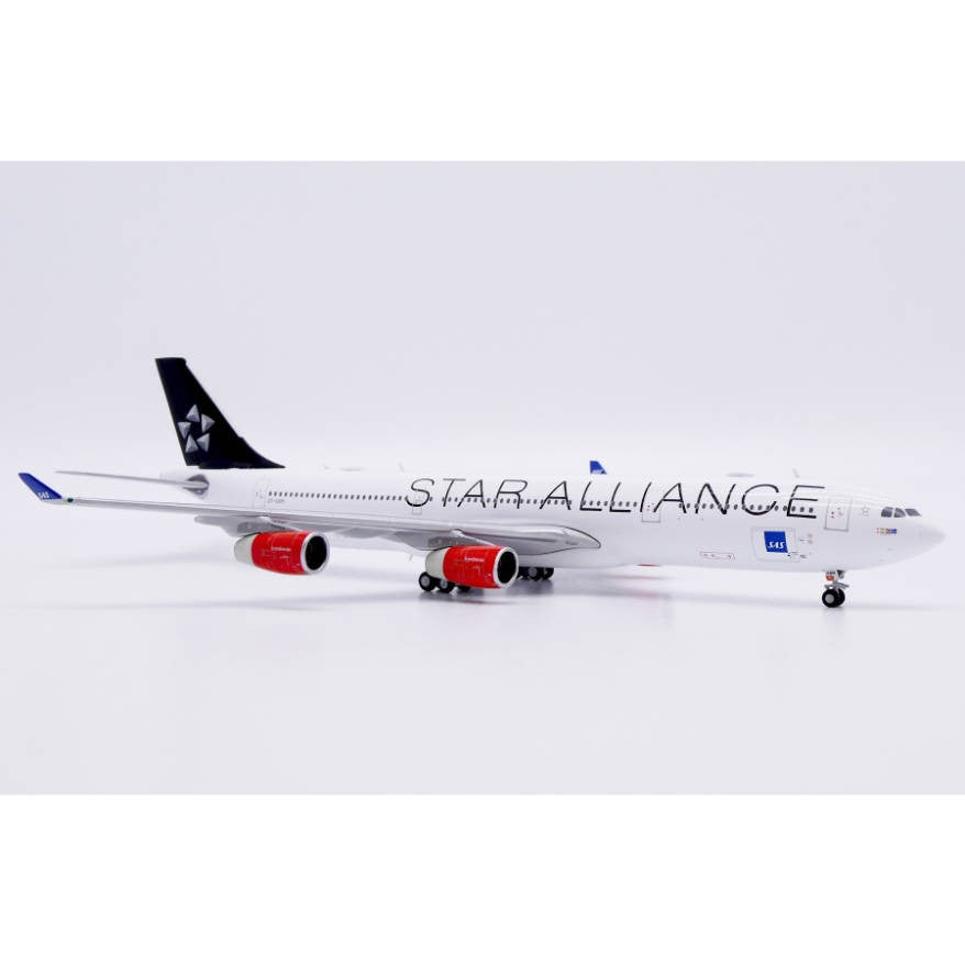 1:400 JC Wings SAS Airbus A340-300 Passenger Plane Diecast Aircraft Model