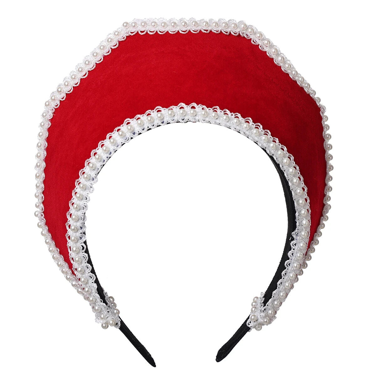 Women Cosplay Headbands Medieval Crown Headpiece Royal French Mary Queen Costume