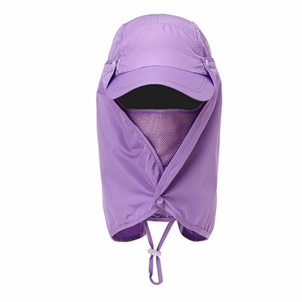Outdoor Sun Hat UV Protection Ear Flap Neck Cover Fishing Hunting Hiking Unisex