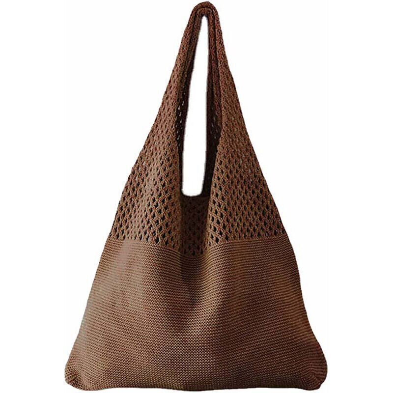 Womens Summer Beach Handbag Woven Shoulder Bag Large Tote Shopping Bag