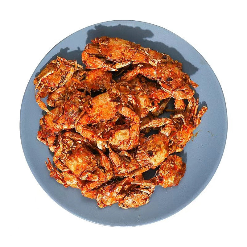 Tasty Snack: Crispy Sweet & Spicy Small Crabs. 55g per Bag.