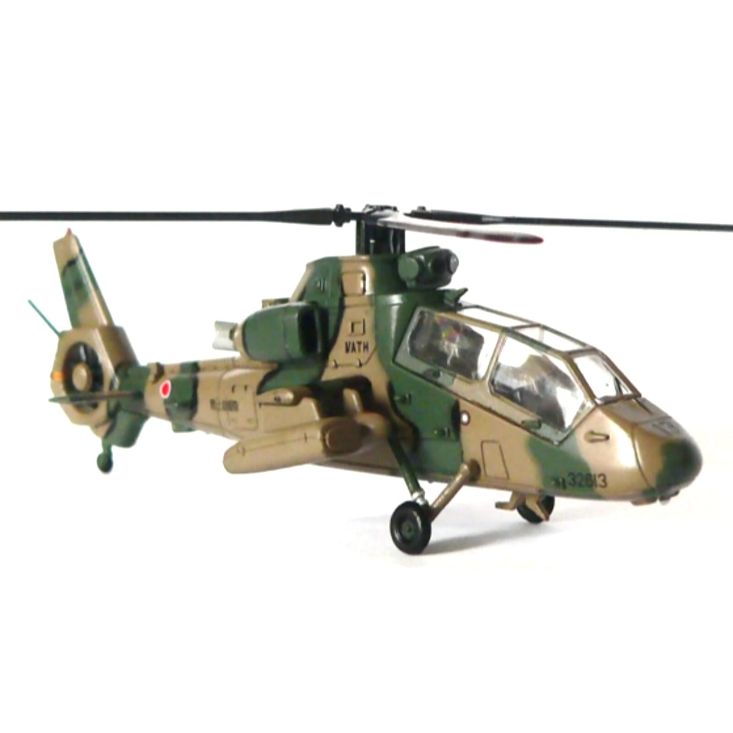 1/100 Scale Diecast Alloy JGSDF OH-1 Ninja Helicopter Aircraft Model Toy Gift