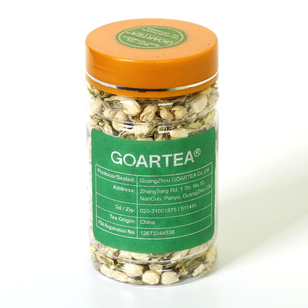 GOARTEA 40g Jasmine Flower Dried Buds Tea Natural Fragrance Herbal Tea Bottled-