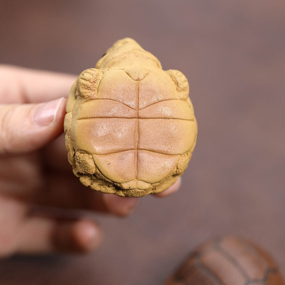 Lovely Ornament Zisha Purple Clay Tea Pet Turtle Small Size Table Decoration New