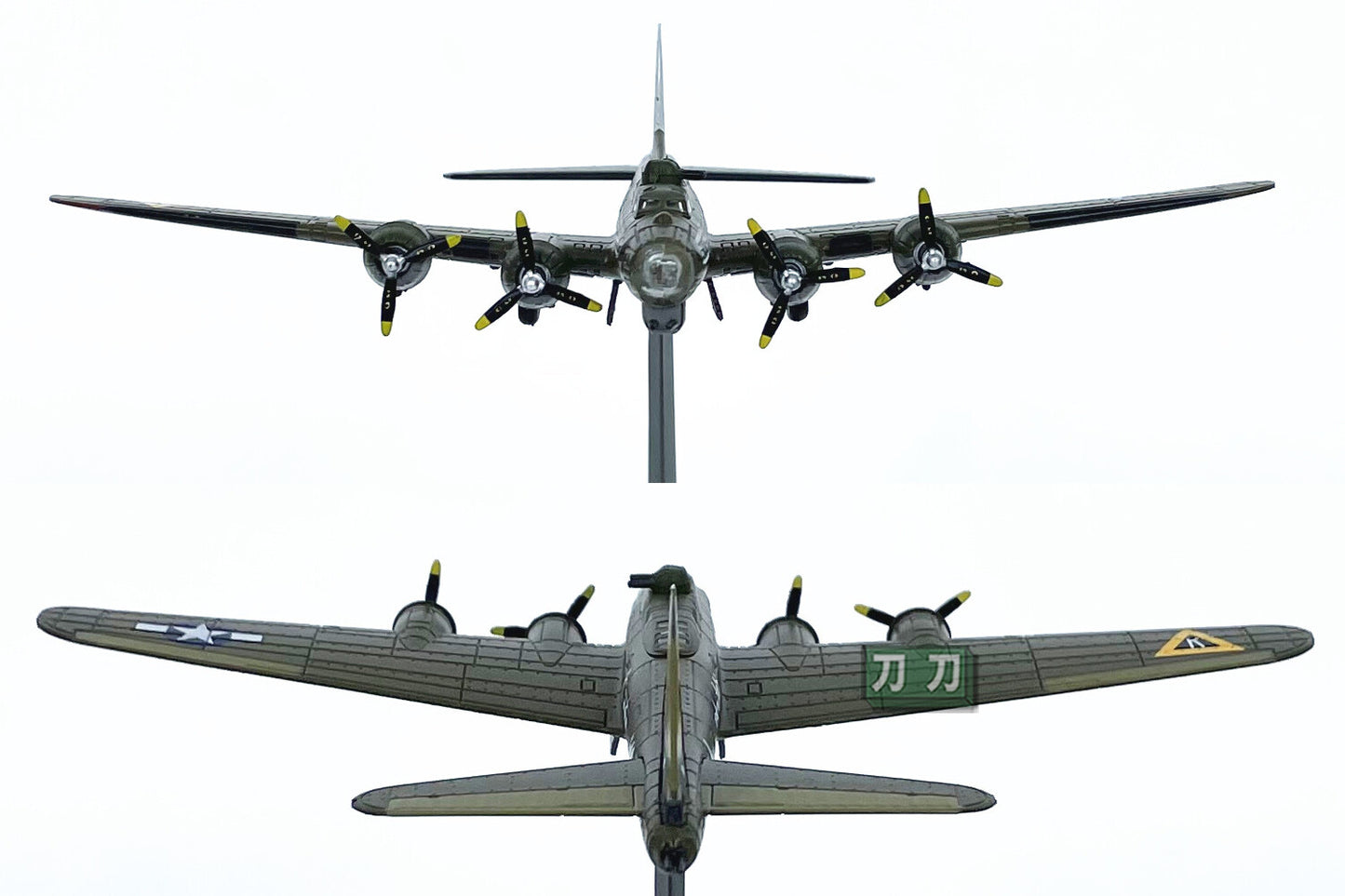 1:200 AF1 B-17G Flying Fortress Bomber Fighter Diecast Military Airplane Model
