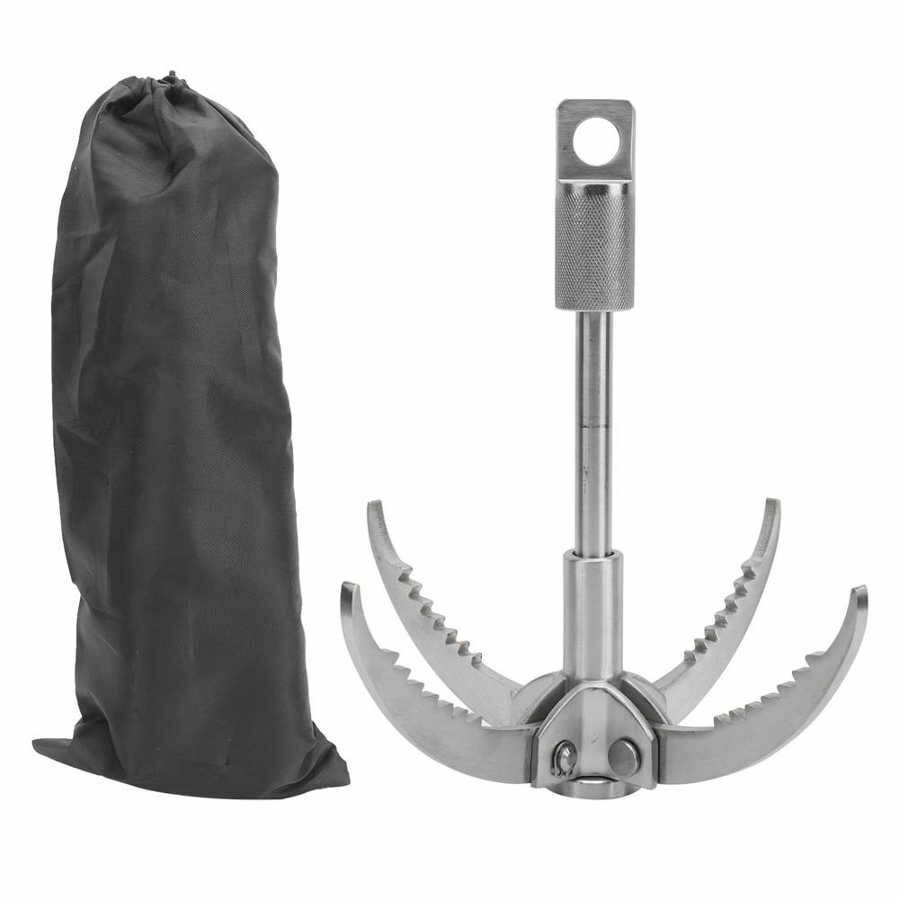 Grappling Hook Foldable Survival Claws Climbing Stainless Steel Wall Equipment