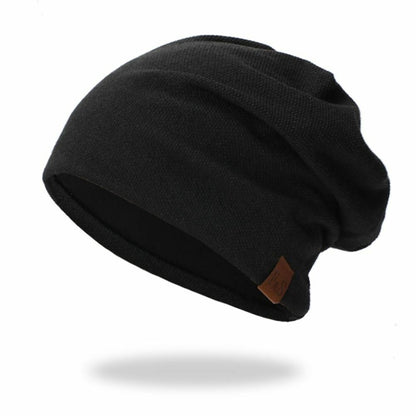 Beanies Cap Casual Lightweight Thermal Elastic Knitted Cotton Warm Hat Winter