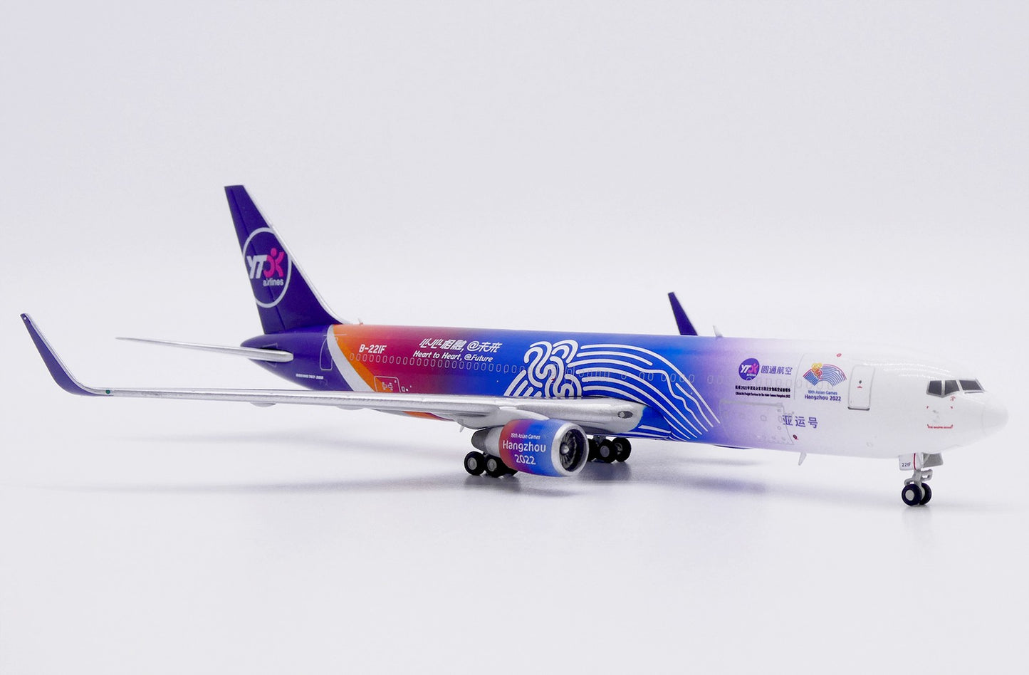 1:400 JC Wings YTO Airlines B767-300ERF Passenger Airplane Diecast Plane Model