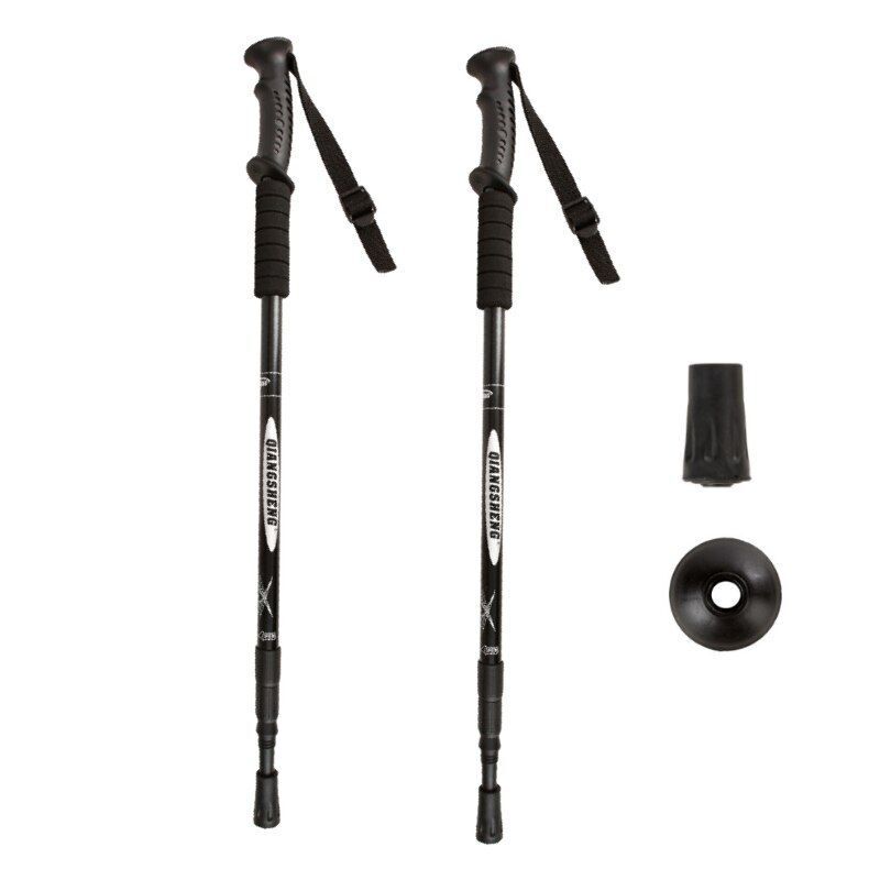 Outdoor Hiking Walking Stick Camping Telescopic Aluminum Alloy Trekking Poles