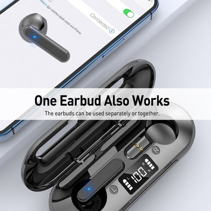 2023 Bluetooth Earbud Headset TWS 5.2 Wireless Earphone Waterproof for All Phone