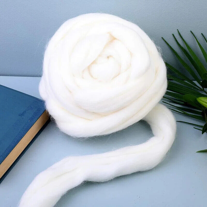 Needle Felting Wool 150g Dyed Roving Fibre Needlecraft Beginners Kit Accessories