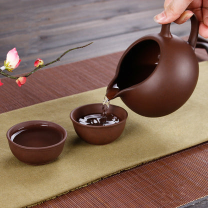 Yixing Purple Clay Fair Cup Cha Hai Master Teacup Handmade Tea Set Accessories