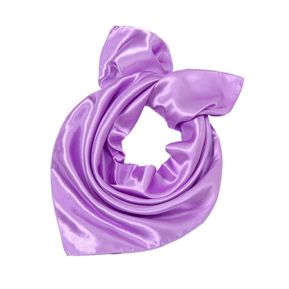 Silk Square Scarf 60cm Satin Neck Hair Tie Band Bag Ribbons Shawl Hijab 60*6