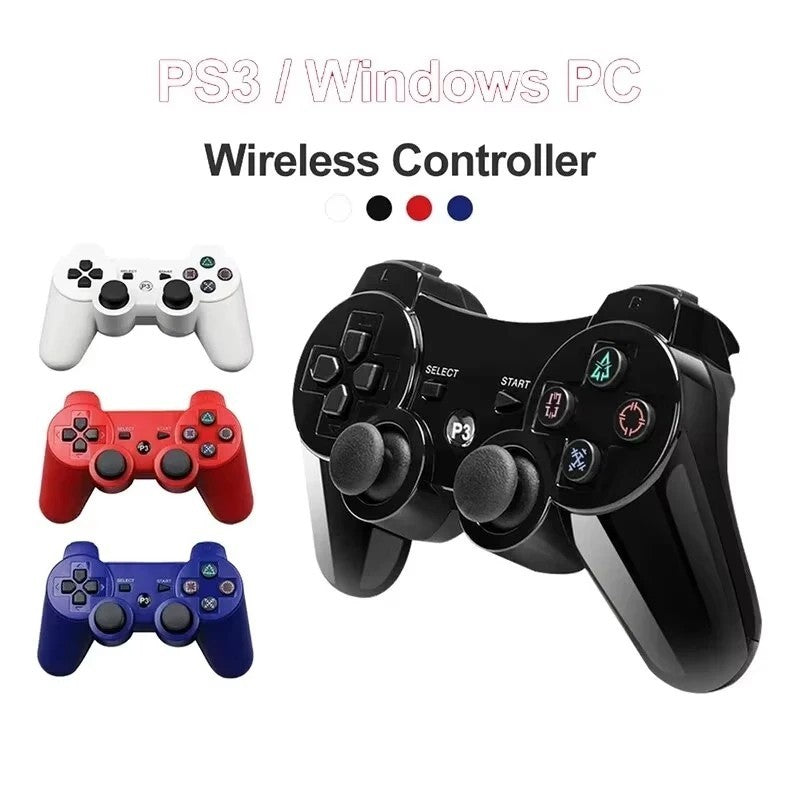 Bluetooth-Compatible Wireless Controller For PS3 Joystick Gamepad USB PC Game