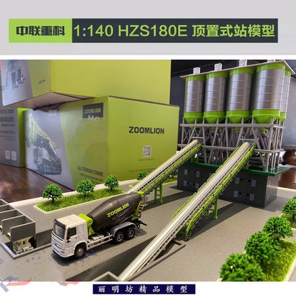 1:140 ZOOMLION HZS180S Mixing Station Construction Equipment Diecast Model
