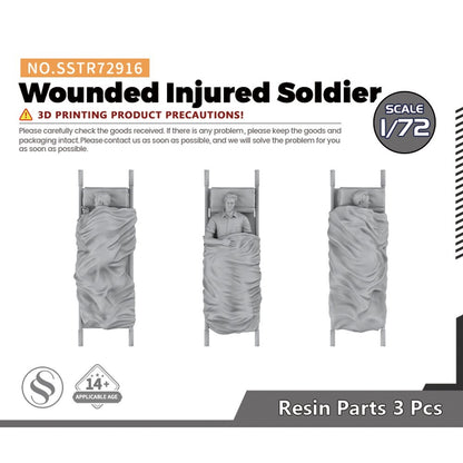 SSMODEL SSTR72916 1/72 Character Model Wounded Injured Soldier