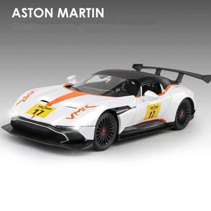 1:22 Aston Martin GT Diecast Model Toy Car Collection Vehicle Sound Lights Gift