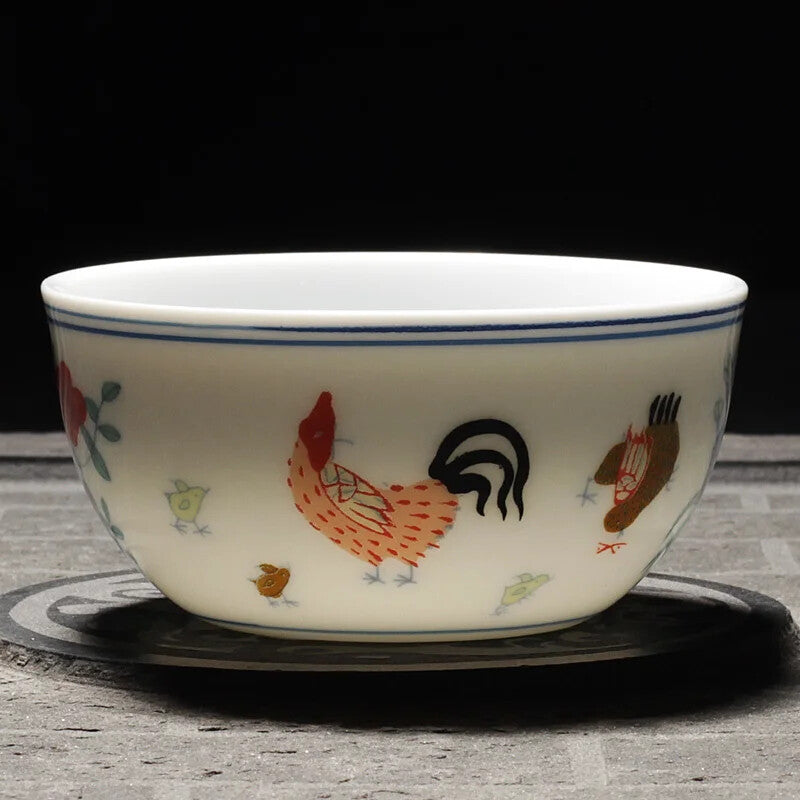 ceramic bowl cup tea cup handmade kungfu tea set Home hospitality cup Master Cup