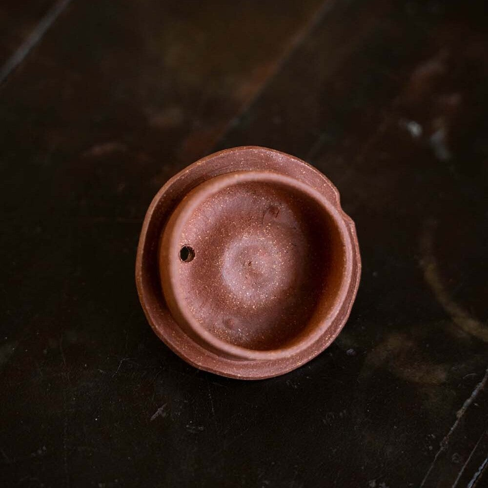 3.4oz Full Handmade Tea Pot Persimmon Design Yixing Zisha Jiangpo Clay Pot 100ml