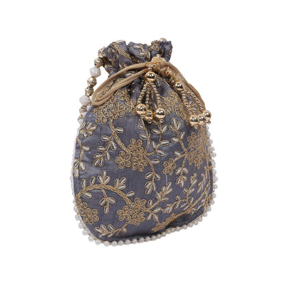 Handmade Rare Women's Indian Traditional Potli Bag For Wedding Party KUBMART1148