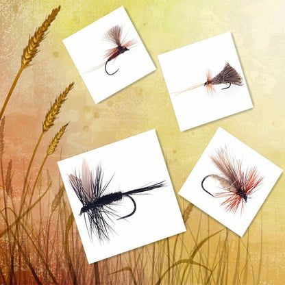 Saddle Feathers Whiting Grizzly Fly Tying Hackle 20 Set Black White Dry Rooster