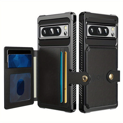 For Google Pixel 8 7 Pro Pixel 8 7 PU Leather Flip Wallet Cover with Card Holder