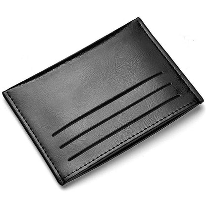 Leather Short Slim Wallet Business Purse Credit Card Holder Wallet Money Bag 1PC