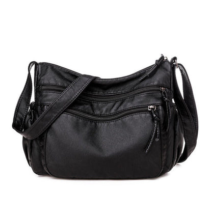 Vintage Women Handbag Tote Hobo Bag Soft PU Leather Crossbady Shoulder Bag Purse