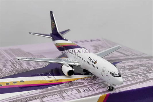 Miniature Model THAI for Boeing B737-400 HS-TDH 1:400 Aircraft Pre-built Model