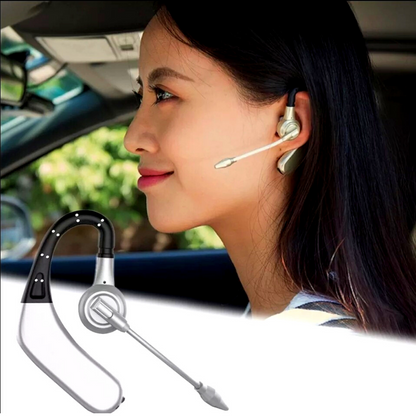 Wireless Bluetooth 5.0 Earpiece Headset Driving Trucker Earbuds Noise Cancelling