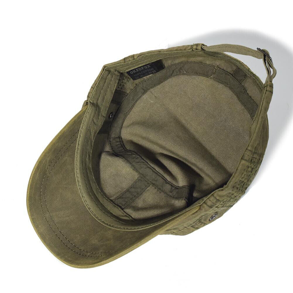 Men Cap Army Hat Cadet Castro Military Patrol Baseball Summer Camouflage Cotton