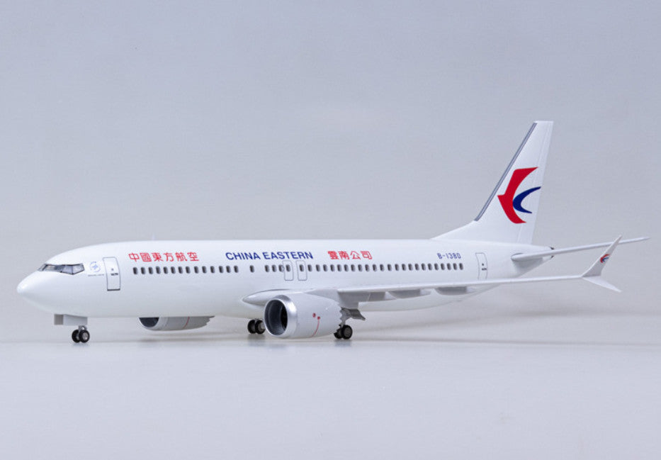 47CM 1:85 CHINA EASTERN BOEING 737 MAX Plane Landing gear Resin Aircraft Model