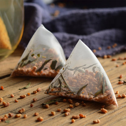Certified Organic Genmaicha* Japanese Roasted Brown Rice Green Tea 6g*50 Tea Bags -