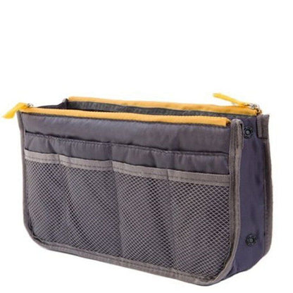 Organizer Insert Bag Women Nylon Travel Handbag Purse Large liner Cosmetic Bag