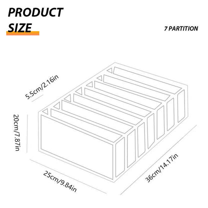 6/7/9 Grids Storage Bag Clothes Jeans Pants Drawer Organizer Wardrobe Boxes AU