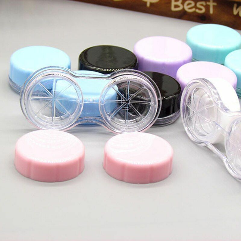 Contact Lenses Box Color Lenses Tweezers Case Travel Kit Holder Container Unisex