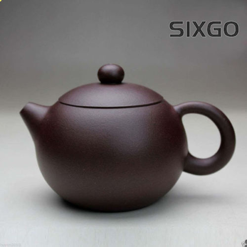 Chinese Handmade Yixing Xishi Hu Tea Pot Zisha Purple Clay Teapot