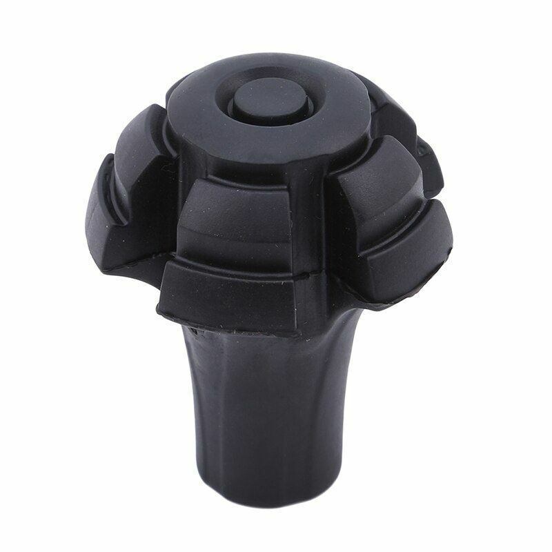 Nordic Walking Stick Tip Protectors Trekking Pole Round Rubber Outdoor Hiking