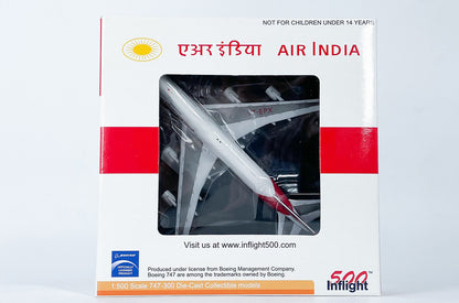 1:500 InFlight AIR INDIA BOEING 747-300 Passenger Airplane Diecast Plane Model