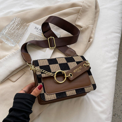 Mini Fabric Flap Crossbody Sling Bags Women Handbag Shoulder Bag Handbags